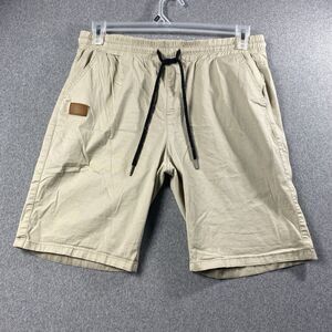 Mens Cargo Elastic Waist Shorts Size 34  Pockets